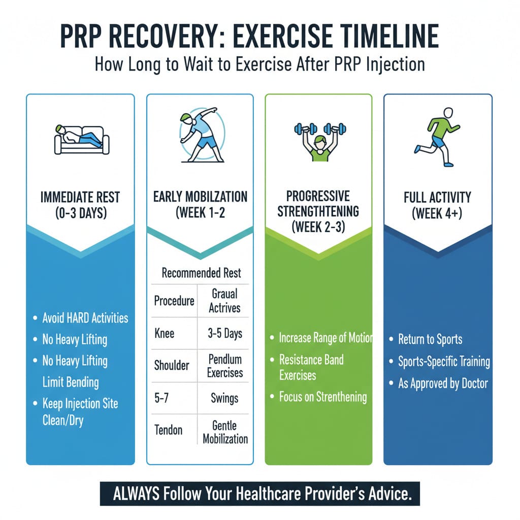 exercise after PRP injection exercise after PRP injection