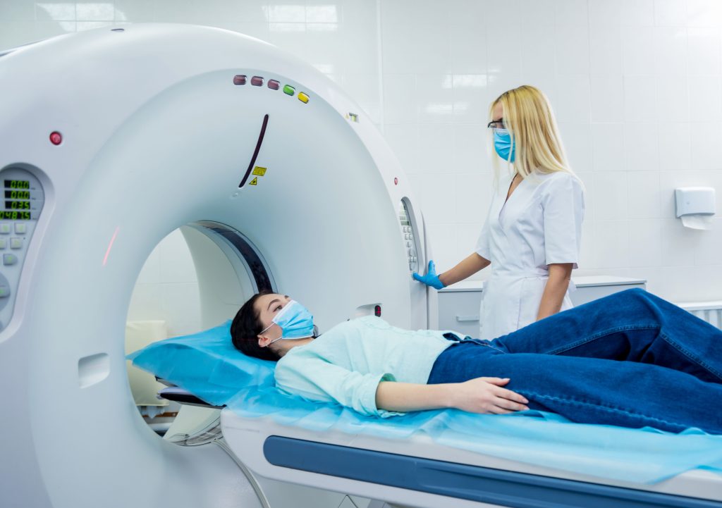 How long after a PET scan can you go home?