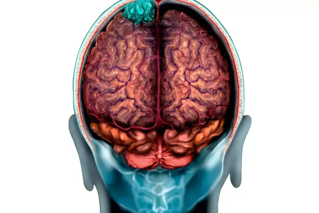 A detailed cross-section of a human brain, with a prominent tumor visible, casting a subtle shadow over the surrounding neural structures. The brain is illuminated by a soft, diffuse light, accentuating the intricate folds and textures of the cerebral cortex. The tumor appears as a distinct, discolored mass, disrupting the normal flow of neural pathways. The image conveys a sense of unease and the profound impact a brain tumor can have on cognitive function and overall brain health. A detailed cross-section of a human brain, with a prominent tumor visible, casting a subtle shadow over the surrounding neural structures. The brain is illuminated by a soft, diffuse light, accentuating the intricate folds and textures of the cerebral cortex. The tumor appears as a distinct, discolored mass, disrupting the normal flow of neural pathways. The image conveys a sense of unease and the profound impact a brain tumor can have on cognitive function and overall brain health.