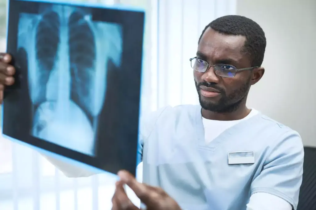 A detailed cross-sectional view of a human knee joint, highlighting the anterior cruciate ligament (ACL) in high-resolution diagnostic imaging. The scene is illuminated by soft, diffuse lighting from the side, casting subtle shadows that accentuate the intricate anatomical structures. The image is captured from a slightly elevated angle, providing a clear and comprehensive perspective of the ACL within the knee joint. The background is a muted, neutral tone, allowing the subject to be the primary focus. The overall mood is one of clinical precision and medical investigation, suitable for informing the "Pre-Surgical Evaluation and Preparation" section of the article.
