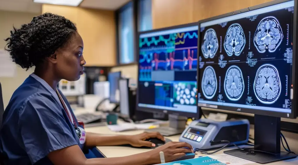 A detailed medical illustration depicting the common symptoms of a brain tumor. In the foreground, a close-up view of a human brain, with areas of abnormal growth and discoloration representing various tumor-related changes. In the middle ground, a series of diagnostic icons and infographic elements highlighting specific symptoms like headaches, vision problems, memory issues, and neurological changes. The background features a clean, clinical setting with subtle lighting and a sense of medical authority. The overall mood is informative and educational, designed to help viewers recognize the early warning signs of a brain tumor. A detailed medical illustration depicting the common symptoms of a brain tumor. In the foreground, a close-up view of a human brain, with areas of abnormal growth and discoloration representing various tumor-related changes. In the middle ground, a series of diagnostic icons and infographic elements highlighting specific symptoms like headaches, vision problems, memory issues, and neurological changes. The background features a clean, clinical setting with subtle lighting and a sense of medical authority. The overall mood is informative and educational, designed to help viewers recognize the early warning signs of a brain tumor.