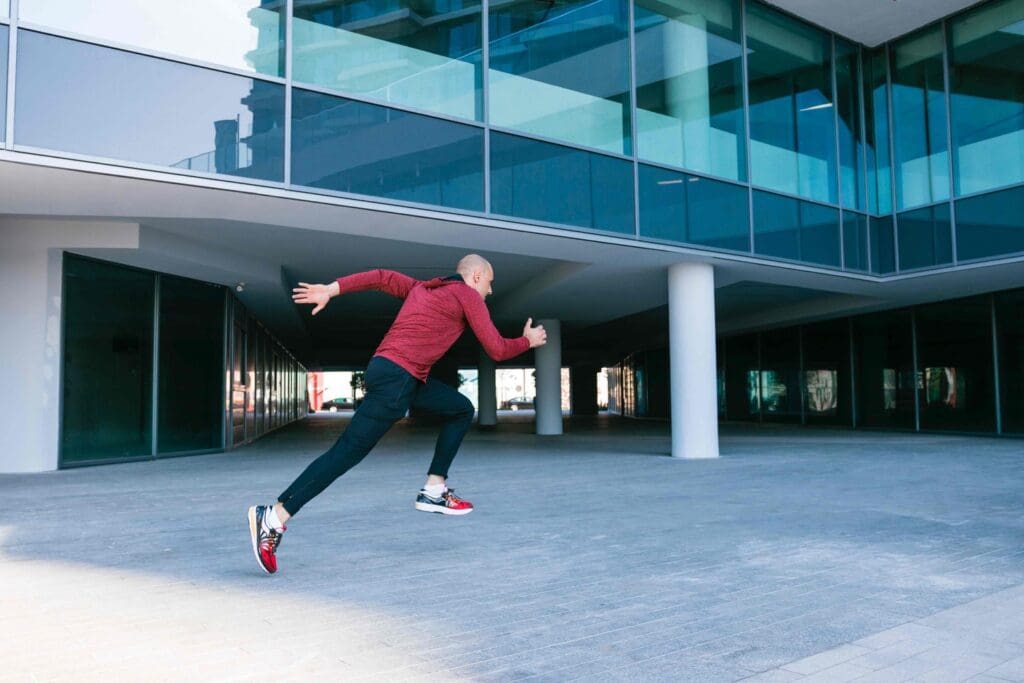 A dynamic sports career path scene with a vibrant, energetic atmosphere. A dynamic sports career path scene with a vibrant, energetic atmosphere.