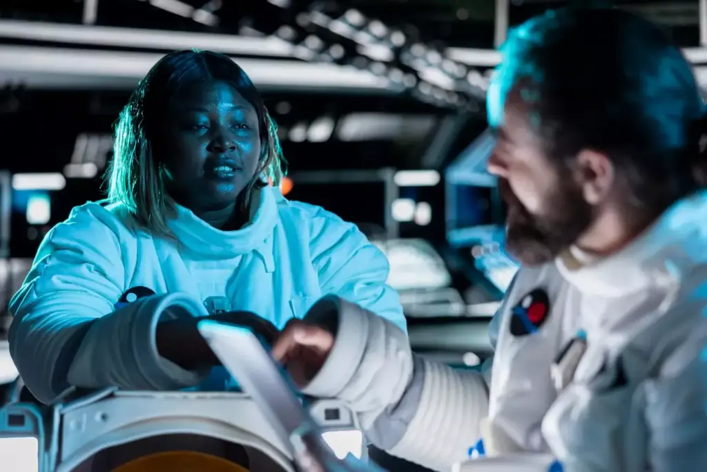 A state-of-the-art surgical robot stands in a bright, sterile operating theater. Its sleek, metallic limbs extend with precision, guided by a skilled surgeon at a nearby console. The robot's camera eye surveys the patient's body, relaying a detailed 3D image to the surgeon's display. Holographic overlays highlight critical anatomy, guiding the robot's delicate movements. Beams of laser light glide smoothly, sealing tissue and vessels. An atmosphere of cutting-edge technology and medical expertise permeates the scene, hinting at the remarkable advancements transforming modern healthcare. A state-of-the-art surgical robot stands in a bright, sterile operating theater. Its sleek, metallic limbs extend with precision, guided by a skilled surgeon at a nearby console. The robot's camera eye surveys the patient's body, relaying a detailed 3D image to the surgeon's display. Holographic overlays highlight critical anatomy, guiding the robot's delicate movements. Beams of laser light glide smoothly, sealing tissue and vessels. An atmosphere of cutting-edge technology and medical expertise permeates the scene, hinting at the remarkable advancements transforming modern healthcare.