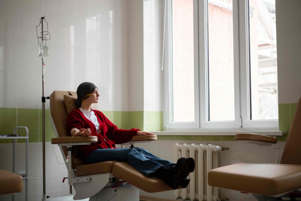 a Myeloma patient resting in hospital a Myeloma patient resting in hospital
