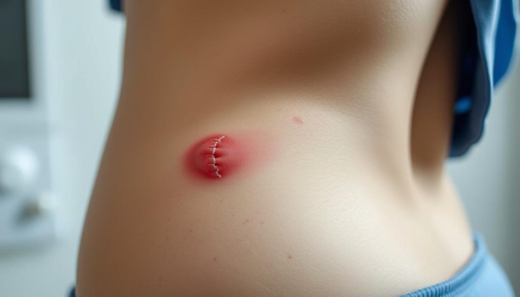 bone marrow donor scar