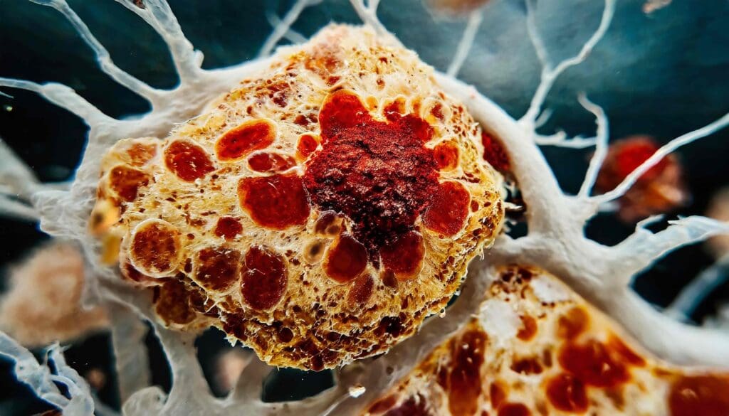 cancer cells metastasizing to bone tissue